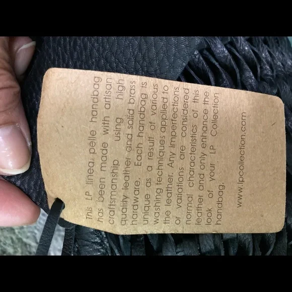 Linea Pelle Woven Leather Black Bag BNWT!! - Picture 6 of 16